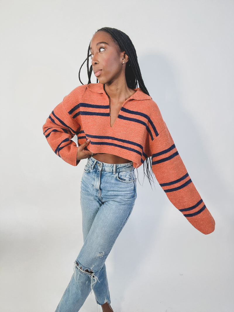 Schoolyard Sweater | Orange